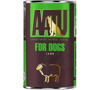 AATU 90/10 Wet Dog Food in a Tin - Lamb (6x400g) - Grain Free Recipe - No Artificial Ingredients - Good for Low Maintenance Feeding