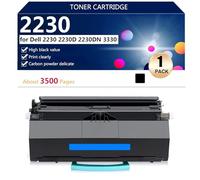 aauot 2230 Toner Cartridge Compatible for Dell 2230 2230D 2230DN 3330 Printer, Clear and Sharp, Quick to Adapt ,Black-1 pack