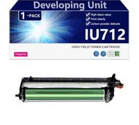 aauot High Yield IU712 Developing Unit Drum Unit Replacement for Konica Minolta Bizhub C659 C759 Printers, Clear and Durable,Magenta-1 pack