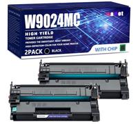 aauot W9024MC High Yield Toner Cartridge for HP LaserJet Managed MFP E40040 MFP E40040DN MFP E42540F Printer, with Chip, Achieving 3100 Pages,Black-2 Pack