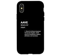 AAVE African American Vernacular English Definition Acronym Case for iPhone X/XS