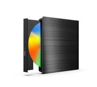 AAVEDA External DVD Drive,USB 3.0 External Type-C DVD Player DVD CD RW ROM Burner Writer Drive Box Windows Mac Laptop Desktop PC Tray Loading Copy Clone Disc Software