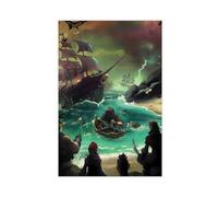 AAVEDA Game Sea of thieves 14 Canvas Poster Bedroom Decor Sports Landscape Office Room Decor Gift Unframe-style 16x24inch(40x60cm)