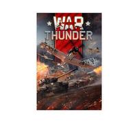 AAVEDA Game War Thunder 1 Canvas Poster Wall Art Decor Print Picture Paintings for Living Room Bedroom Decoration Unframe-style 12x18inch(30x45cm)