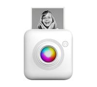 AAVEDA Mini Printer For IPhone And Android with 5 Roll Printing Paper,Wireless Mini Photo Printer Label Printer,Portable BT Mini Thermal Printer, Journal,Study Note
