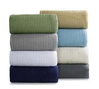 AAVNI HOMES 100% Cotton Waffle Weave Blanket - King Size (90x108), Soft, Breathable Cooling Blanket for Bed - Lightweight Cozy Summer & Spring Bedding, Grey