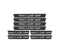 AAWEI 8pcs Car Door Sill Stickers for Mitsubishi Eclipse Cross 2017-2025 GK0,Luminous Threshold Strip,Glow In The Dark Scuff Plate Protectors Anti-Step Entry Guard
