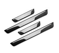 AAWEI Door Sill Scuff Plates for Mitsubishi Eclipse Cross 2018 2019 2020,Stainless Steel Kick Guard Protector,Anti Scratch Threshold Bar,Self Adhesive Car Trim 4pcs