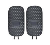 AAWEI Quilted Car Kick Mat for Smart Forfour (W453 2014-2019),Backseat Protector For Kids,Waterproof Seat Back Cover,Heavy Duty Mud Guard,Anti-Scuff Interior Shield
