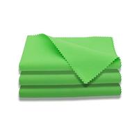 AAwipes Guitar Cloths Microfiber Green 3pcs 12"x12" Plush Polishing Cloths