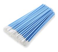 AAwipes Lint Free Swabs Microfiber Cleaning Swabs with Long Handle (100pcs, 6.3“, 6.8mm Head Blue) Multi-Purpose Swab Sticks with Microfiber Tips(A857A Blue)