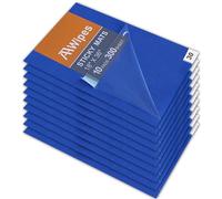 AAwipes Sticky Mats 18" x 36" Blue (Case of 10 Mats, 30 Sheets/Mat) Cleanroom, Construction, Laboratory, Hospital, Medical Office, Gym, Pet