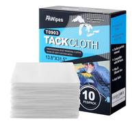 AAwipes Tack Cloth Pads Sticky Cloth for Removing Dust from Woodworking Automotive Painting Painting, Sanding, Cleaning, Dusting, Staining, Wax and Silicone Free(White, 13.8"x31.5")