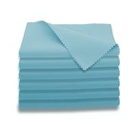 AAwipes Violin Clean Cloths Microfiber (6-Pack 12"x12" Cloths Blue) Plush Polishing Cloths for Musical Instruments Premium Cleaning Cloths for Guitar Piano Clarinet Trumpet Sax Universal (HCIS-1212-B)