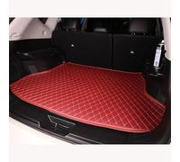 AAXgy Car Boot Liner for Opel Adam 2012-2019 Adam, Waterproof Quilted Leather Trunk Mat, Non-Slip Heavy Duty Cargo Liner, Durable All-Weather Rear Boot Protector, Easy Clean,C-Red