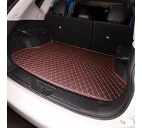 AAXgy Car Boot Liner for Opel Adam 2012-2019 Adam, Waterproof Quilted Leather Trunk Mat, Non-Slip Heavy Duty Cargo Liner, Durable All-Weather Rear Boot Protector, Easy Clean,F-Wine red