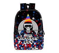 Aayahakawa Eat Sleep Gorilla Tag Kids Backpack Student Campus 4 Layer Backpack 16 "Laptop Bag for Boys and Girls Back to School (Type 3, 47 * 28 * 14cm)