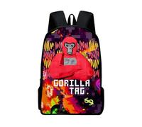 Aayahakawa Gorillas Tag 3D Backpack for Kids & Teens Large Durable School Bag for Boys and Girls Back to School Gift Vibrant Printings Eat Sleep Gorillas Game Bags (Type 11, 40 * 30 * 13cm)