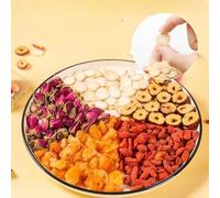 Aayans Chinese Herbal Tea Dried Fruit and Flower Mix, Goji Berries, Rose Buds, Longan, Hawthorn Slices, Assorted Wellness Tea Ingredients 300g 10gX30Tea