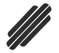 AAZENG Car Door Sill Protector for Jeep Wrangler (JK JL 2007-2025 2026),Rubber Threshold Guard Scuff Plate Cover,Automotive Exterior Accessories,4pcs Car Door Sill Protector Strips,Black