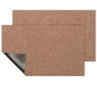 AAZZKANG Door Mats Outdoor 2 Pack Multi-Purpose Blank Doormat Large 60x90cm Non Slip Shoe Mat Ultra Absorb Mud Easy to Clean for Outside,Inside,Garden Entrance Brown