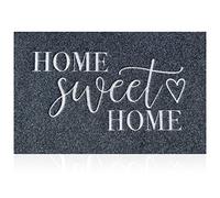 AAZZKANG Doormat Outdoor Entrance Front Door Welcome Mat with Non Slip Rubber Backing Easy to Clean Home Mats for Entry Outside Inisde Grey