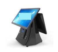 AB-6930 Cash Register All-in-one Machine, Retail Supermarket Convenience Store Tobacco and Alcohol Cloud Cash Register Clothing Maternal and Child Pharmacy(Dual Screen)