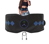 Ab Belt Muscle Stimulator | 19-level USB Rechargeable Smart Sculpting Supplies - Abdominal Massage Machine,for Post-Workout Recovery Relaxation Wellness Routine Exercise