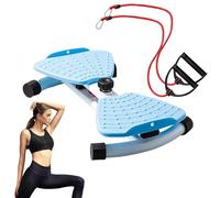 Ab Board Waist Twist Machine | Core Trainer Workout Equipment with Resistance Bands - Abdominal Training Twist Board,for Home Gym Apartment Fitness Adults