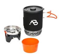 AB Brand AB-1 camping stove system cooking set hiking pot liquid gas burner