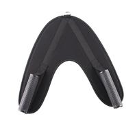 Ab Crunch Harness EVA V Shape Training Pulling Harness for Exercise Gym Home Rubber Handle 36.5 cmx38 cm