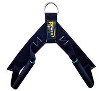 AB CRUNCH Harness V Power Sports 6 Pack Ab's Super-Heavy Duty Cable Machine Attachment Gym Quality With Sure-Grip Handles