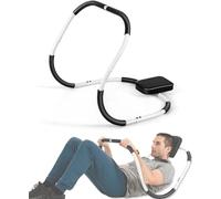 Ab Crunch Trainer Machine,Ab Roller for Home,Portable Sit Up Exercise Equipment for Core Strength,Sturdy Ab Workout Equipment,White