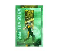 AB De Villiers Poster Cricket 4 Canvas Wall Art Decor Paintings for Living Room Home Decoration Unframe 12×18inch(30×45cm)