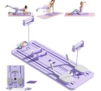 Ab Exercise Board, Foldable Pilates Reformer Board, Push Up Board, Ab Roller Wheel Training Board