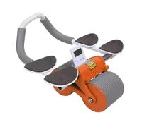 AB Exercise Wheel, Auto Rebound Roller, 12.6x6.69in Multi-purpose Training Tool, Core Strengthening Equipment, Portable and Compact for Back Training, COF