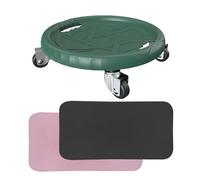 Ab Exercise Wheel Handles, Noiseless Core Workout Roller for Home Gym Fitness, Heavy Duty 150kg Load Bearing Abdominal Trainer for Strength Training, Core Muscle Sculpting, Balance Control 620g