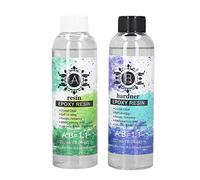 AB Glue Crystal Clear Resin Kit, DIY Casting Coating for River Table Tops, High Gloss Scratch AB Glue with Easy Mix Formula, Perfect for Jewelry Making and Art Proj