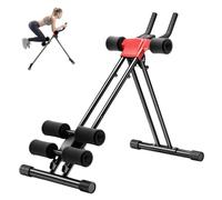 Ab Machine,Ab Workout Equipment, Adjustable AbTrainer Machine Full Body Workout for Home Gym,Strength Training Exercise Equipment for Body Shaping, Foldable Waist Trainer Suitable for Beginner