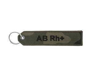 AB Rh+ Blood Type Keychain - wz.93 Pantera PL Woodland