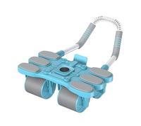 Ab Roller - 4-Wheel Ab Roller, Abdominal Wheel Rollers With Knee Mat, Automatic Rebound With 6 Elbow Supports, Abdominal Trainer Core Strength Training | Rollers For Home Gym Workouts And Upper Body T