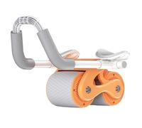 AB Roller - AB Roller Exercise Roller | Abdominal Wheel Roller With Elbow Support | Non-Gap Exercise For Abdominal Muscles | Double Round Training Equipment With Fo