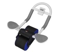 Ab Roller, Automatic Rebound Abdominal Wheel with Elbow Support Timer, Double Round Wheel Roller Domestic Exercise Roller for Core Exercise Equipment, Abs Workout, Beginners (Blue)