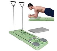 Ab Roller Board - Fitness Abdominal Muscle Pushup Pilates Board, Enlarged Elbow Padding, Stable Core Training for Home, Outdoor, Indoor, Balance Back Muscles, Men and Women