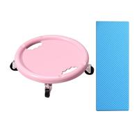 Ab Roller Board, PVC Silent Wheel Set | Omnidirectional Center Trainer with 360 Degree Rotation, 820g, Multifunctional and Versatile Fitness Tool for Home Workout
