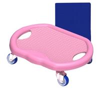Ab Roller Board - PVC Stainless Steel, Training Abdominal Training Equipment With Mat | Ergonomic Quiet Exercise Roller