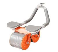 Ab Roller by A2Z2U Group. Automatic Rebound Exercise Wheel with Elbow Support. Best for Home Exercise. Includes Timer and Kneepad. Strengthens Core. Made of Robust Metal and Plastic.