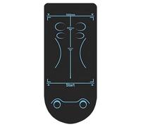 Ab Roller Mat - Floor Protection Mat for Ab Roller, 59 x 24 Inch Large Training Cushion Made of Technical Fabric, Non-Slip Gymnastics Mats, Foldable Yoga Pilates Mat | Core Training, Home Training