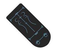 Ab Roller Mat - Floor Protector for Home Gym Equipment, Cushioned Workout Pad for Ab Roller Wheel Exercises, Non-Slip Folding Yoga Mat Fitness Training, Core Strength, Exercise, and Full Body Workouts