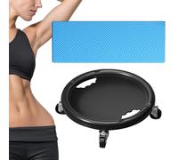 Ab Roller Wheel - 360 Degree Rotating Exercise Roller Wheel, Core Slider | Abdominal Training Equipment Board With Knee Mat | For Women And Men Push-Up Frame Muscle Training, Balance